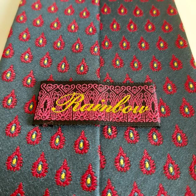 美品 Rainbow ネクタイ < 男性ファッション  美品 Rainbow ネクタイ < 男性ファッションの