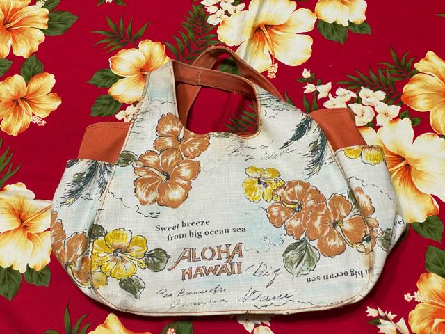 デザイン可愛い☆ハイビスカス柄オレンジbag☆ < 女性ファッション  デザイン可愛い☆ハイビスカス柄オレンジbag☆  < 女性ファッションの