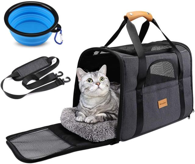 猫 キャリー バッグ Morpilot  ペットキャリー バッグ 4way ショルダー 中・大型猫用・小型犬・うさぎ用 リュック < ペット/手芸/園芸  猫 キャリー バッグ Morpilot  ペットキャリー バッグ 4way ショルダー 中・大型猫用・小型犬・うさぎ用 リュック  < ペット/手芸/園芸の