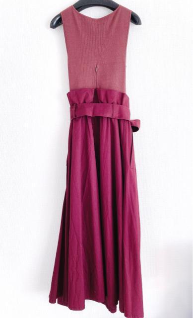 SNIDELスナイデルニットコンビトレンチワンピースWINEワインドッキング < ブランド SNIDELスナイデルニットコンビトレンチワンピースWINEワインドッキング < ブランドの