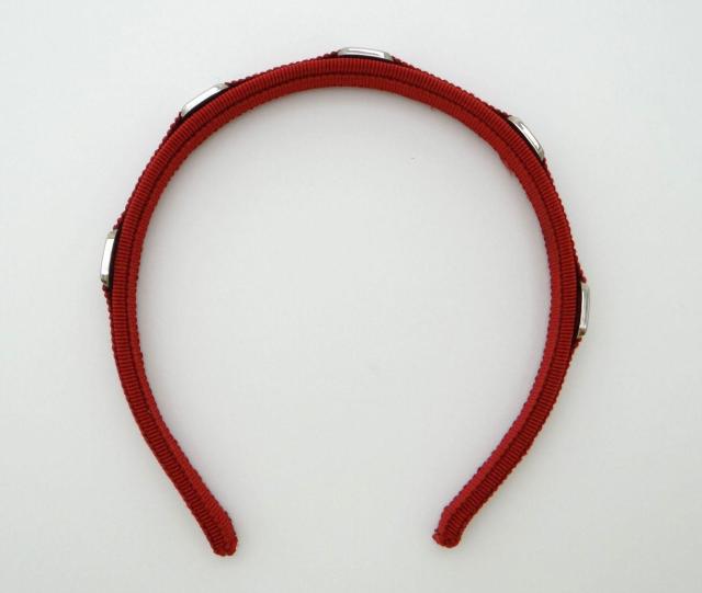 フェラガモ VARA ヴァラ カチューシャ ヘアアクセサリー レッド<USED>【送料無料】 < ブランド  フェラガモ VARA ヴァラ カチューシャ ヘアアクセサリー レッド<USED>【送料無料】 < ブランドの