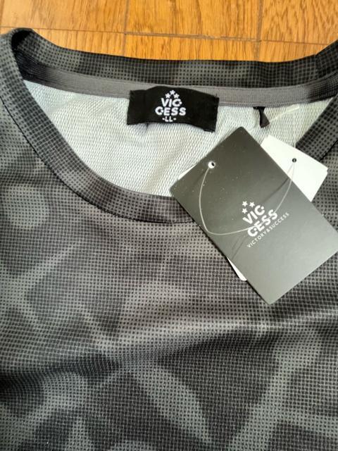 LLサイズ!高貴紳士的!ツルサラッとメッシュ素材!長袖!Tシャツ!ブラック系色合い! < 男性ファッション  LLサイズ!高貴紳士的!ツルサラッとメッシュ素材!長袖!Tシャツ!ブラック系色合い! < 男性ファッションの