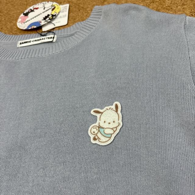 新品未使用タグ付きLサイズ 半袖ニット サマーニット サンリオポチャッコ < 女性ファッション 新品未使用タグ付きLサイズ 半袖ニット サマーニット サンリオポチャッコ < 女性ファッションの