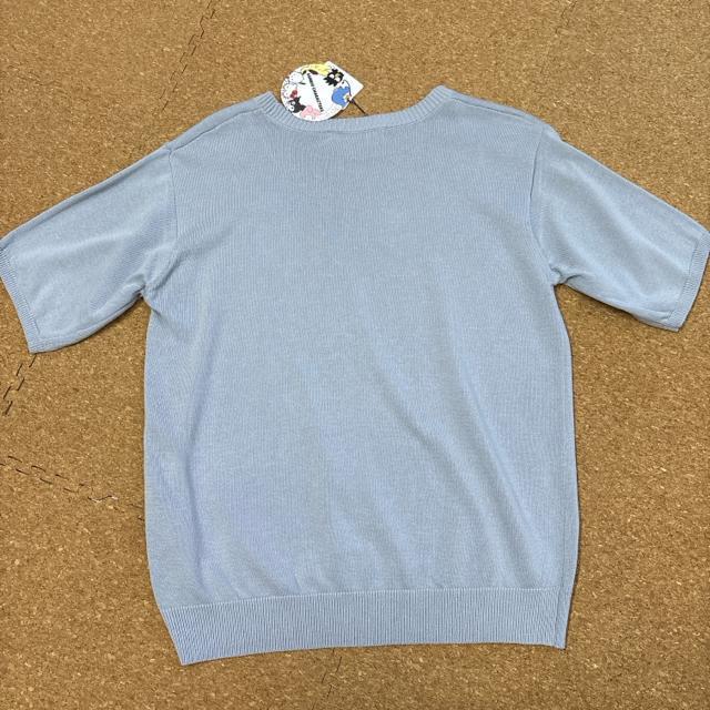 新品未使用タグ付きLサイズ 半袖ニット サマーニット サンリオポチャッコ < 女性ファッション 新品未使用タグ付きLサイズ 半袖ニット サマーニット サンリオポチャッコ < 女性ファッションの