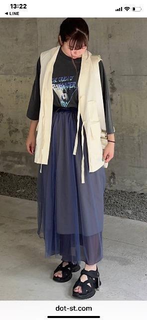 ニコアンド… modo n orm core リバーシブルチュールロングスカート 新品タグ付き < ブランド ニコアンド… modo n orm core リバーシブルチュールロングスカート 新品タグ付き < ブランドの