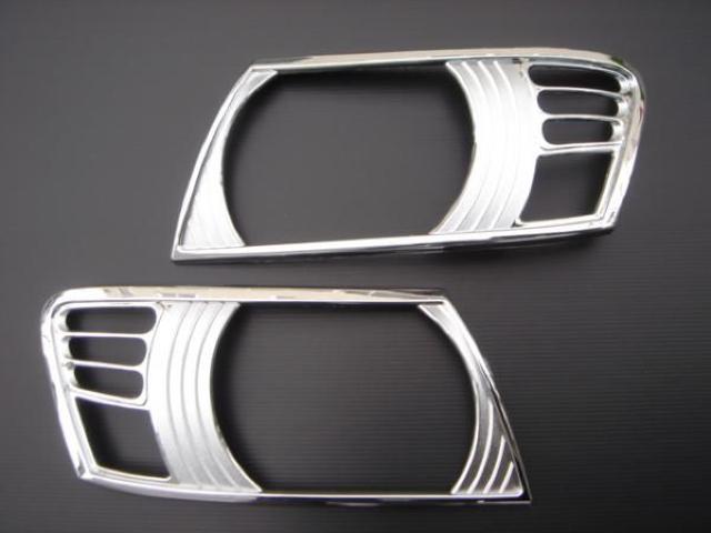 三菱 パジェロ クロームメッキヘッドライトリング V6#系V7#系 < 自動車/バイク 三菱 パジェロ クロームメッキヘッドライトリング V6#系V7#系 < 自動車/バイク