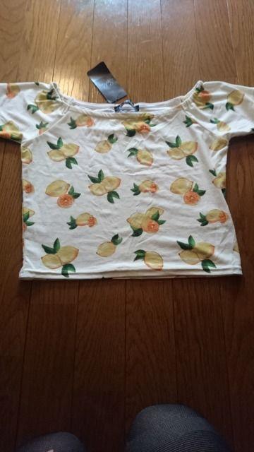 SpRay★レモン柄ショートTシャツ < 女性ファッション SpRay★レモン柄ショートTシャツ < 女性ファッションの