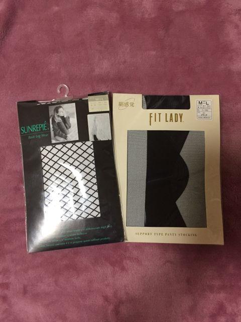 102.新品☆黒パンストと黒網タイツ☆M〜L < 女性ファッション  102.新品☆黒パンストと黒網タイツ☆M〜L  < 女性ファッションの