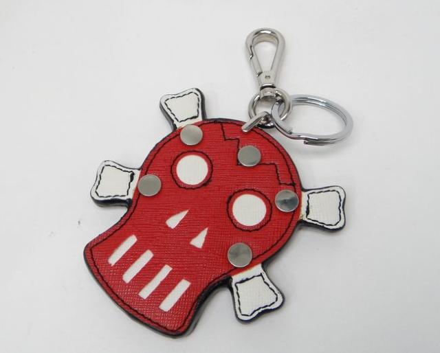 PRADA プラダ スカルモチーフ キーホルダー キーリング レッド×ホワイト【送料無料】 < ブランド PRADA プラダ スカルモチーフ キーホルダー キーリング レッド×ホワイト【送料無料】 < ブランドの