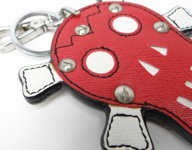 PRADA プラダ スカルモチーフ キーホルダー キーリング レッド×ホワイト【送料無料】 < ブランド PRADA プラダ スカルモチーフ キーホルダー キーリング レッド×ホワイト【送料無料】 < ブランドの