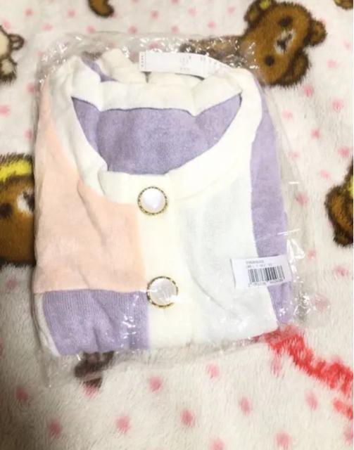 新品未使用 配色カーディガン < 女性ファッション  新品未使用 配色カーディガン < 女性ファッションの
