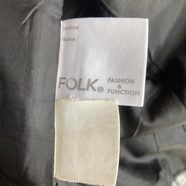 Folk フォーク インナー チェック ベスト ジレ リクルート スーツ 9号 N2m < 女性ファッション  Folk フォーク インナー チェック ベスト ジレ リクルート スーツ 9号 N2m < 女性ファッションの