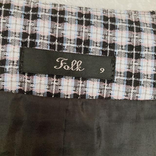 Folk フォーク インナー チェック ベスト ジレ リクルート スーツ 9号 N2m < 女性ファッション  Folk フォーク インナー チェック ベスト ジレ リクルート スーツ 9号 N2m < 女性ファッションの