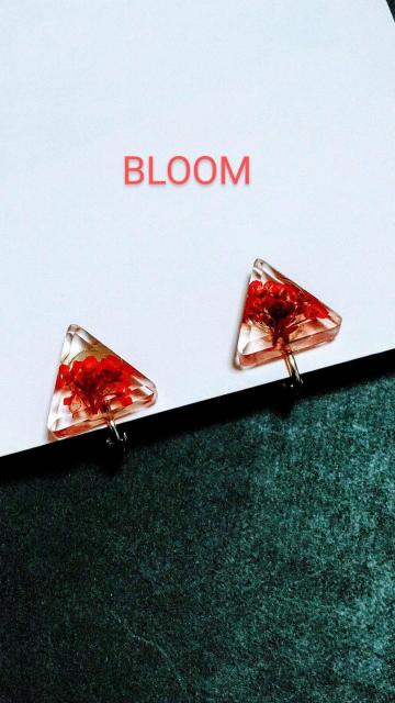 BLOOM★赤いお花のイヤリング < 女性アクセサリー/時計 BLOOM★赤いお花のイヤリング < 女性アクセサリー/時計の