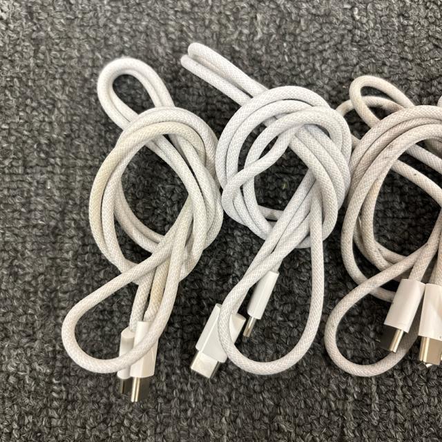 純正 Apple アップル 編み込み ケーブル TYPE-C A2795 4本 < 家電/AV  純正 Apple アップル 編み込み ケーブル TYPE-C A2795 4本 < 家電/AVの