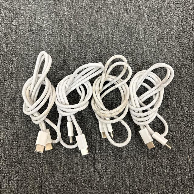 純正 Apple アップル 編み込み ケーブル TYPE-C A2795 4本 < 家電/AV  純正 Apple アップル 編み込み ケーブル TYPE-C A2795 4本 < 家電/AVの