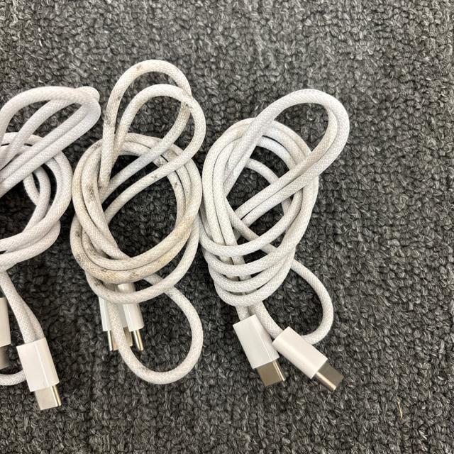 純正 Apple アップル 編み込み ケーブル TYPE-C A2795 4本 < 家電/AV  純正 Apple アップル 編み込み ケーブル TYPE-C A2795 4本 < 家電/AVの