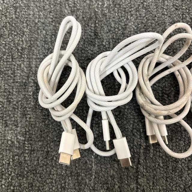 純正 Apple アップル 編み込み ケーブル TYPE-C A2795 4本 < 家電/AV  純正 Apple アップル 編み込み ケーブル TYPE-C A2795 4本 < 家電/AVの