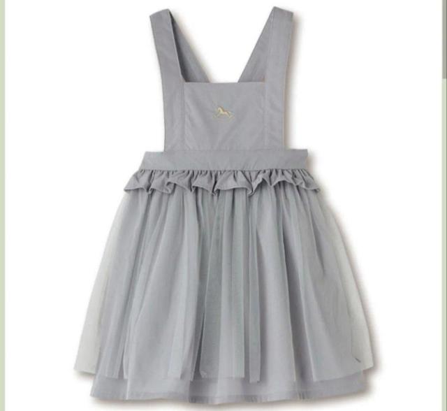 cottoli【新品】ジャンパースカート 95 チュールワンピース コトリ < キッズ/ベビー  cottoli【新品】ジャンパースカート 95 チュールワンピース コトリ  < キッズ/ベビーの