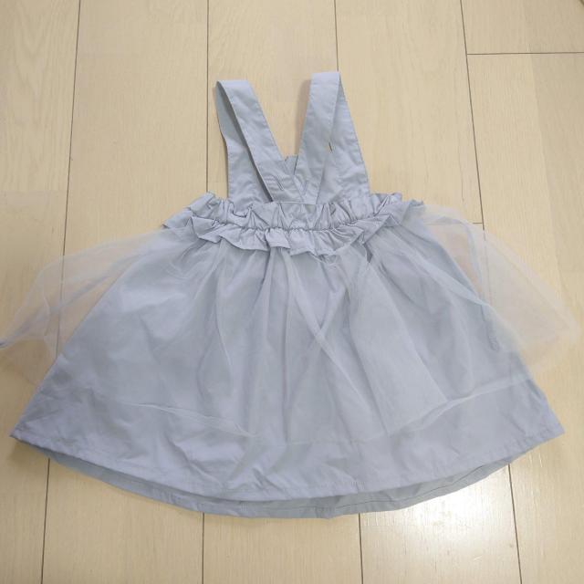 cottoli【新品】ジャンパースカート 95 チュールワンピース コトリ < キッズ/ベビー  cottoli【新品】ジャンパースカート 95 チュールワンピース コトリ < キッズ/ベビーの
