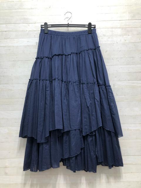 新品☆LL♪OLIVE大きい衿ブラウス&ティアードスカート♪フェミニン☆Q285 < 女性ファッション  新品☆LL♪OLIVE大きい衿ブラウス&ティアードスカート♪フェミニン☆Q285 < 女性ファッションの