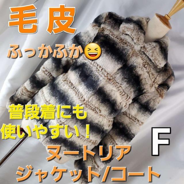 込み★普段着としても!ふっかふか!毛皮ヌートリアジャケットコート★ < 女性ファッション 込み★普段着としても!ふっかふか!毛皮ヌートリアジャケットコート★ < 女性ファッションの