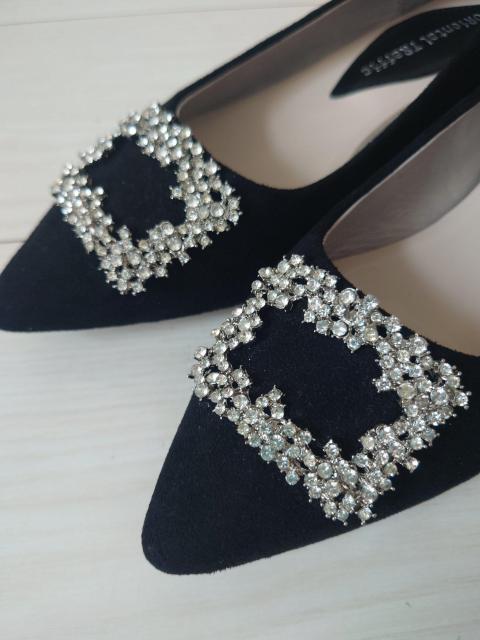 オリエンタルトラフィック ビジューフラットパンプス ブラック 34 < ブランド オリエンタルトラフィック ビジューフラットパンプス ブラック 34 < ブランドの