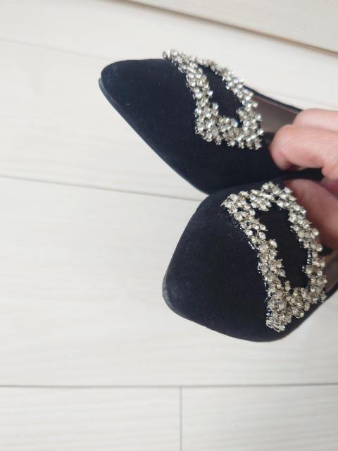 オリエンタルトラフィック ビジューフラットパンプス ブラック 34 < ブランド オリエンタルトラフィック ビジューフラットパンプス ブラック 34 < ブランドの