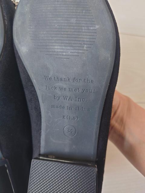 オリエンタルトラフィック ビジューフラットパンプス ブラック 34 < ブランド オリエンタルトラフィック ビジューフラットパンプス ブラック 34 < ブランドの