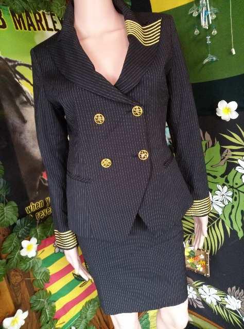 9AR*カッコイイ〜(*/∀\*)金釦&ストライプスーツ < 女性ファッション  9AR*カッコイイ〜(*/∀\*)金釦&ストライプスーツ  < 女性ファッションの