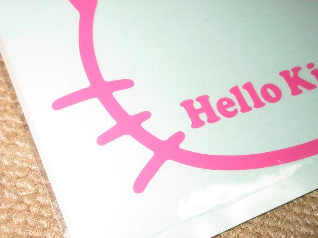 未使用☆ハローキティ*カー用品ステッカーシール(濃ピンク) < 自動車/バイク 未使用☆ハローキティ*カー用品ステッカーシール(濃ピンク) < 自動車/バイク