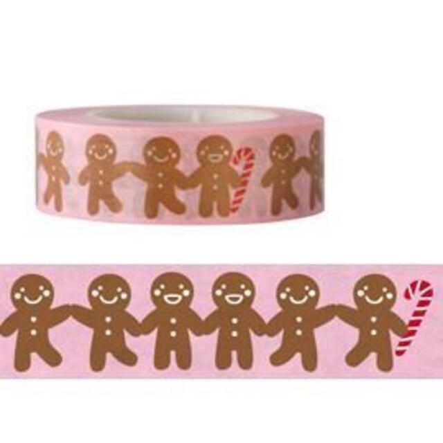 台湾製 Funtape ジンジャーブレッドマン マスキングテープ < インテリア/ライフ  台湾製 Funtape ジンジャーブレッドマン マスキングテープ  < インテリア/ライフの