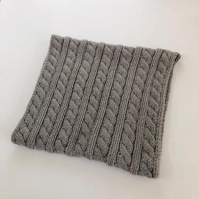 ◆ざっくり編みニットスヌード◆グレーニット*マフラー★秋コーデ/防寒♪ < 女性ファッション  ◆ざっくり編みニットスヌード◆グレーニット*マフラー★秋コーデ/防寒♪ < 女性ファッションの