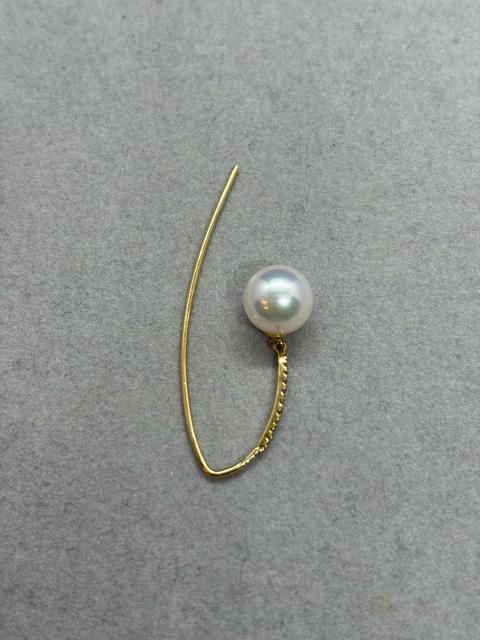 即決 K18 ゴールド 0.04 ダイヤモンド ピアス 片耳のみ < 女性アクセサリー/時計  即決 K18 ゴールド 0.04 ダイヤモンド ピアス 片耳のみ < 女性アクセサリー/時計の