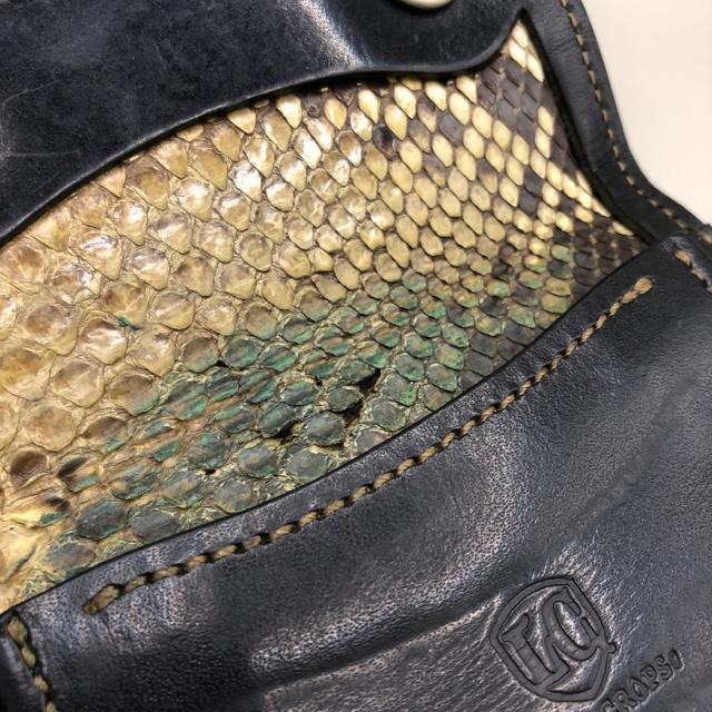 即決 LAST CROPS ラストクロップス パイソン コインケース 小銭入れ < 男性ファッション  即決 LAST CROPS ラストクロップス パイソン コインケース 小銭入れ < 男性ファッションの