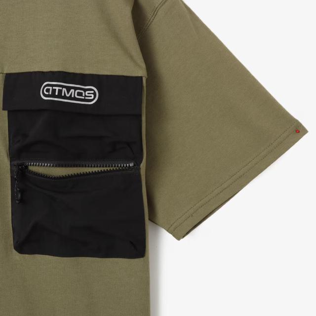 新品 ATMOS アトモス フィッシング Tシャツ M カーキ黒 Fishing T-shirt ワイドシルエットTEEカットソー < ブランド 新品 ATMOS アトモス フィッシング Tシャツ M カーキ黒 Fishing T-shirt ワイドシルエットTEEカットソー < ブランドの