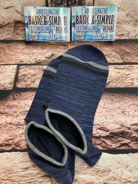 送料無料!『6足組』ベーシック&シンプル!メンズ綿混スニーカーソックス < 男性ファッション  送料無料!『6足組』ベーシック&シンプル!メンズ綿混スニーカーソックス < 男性ファッションの