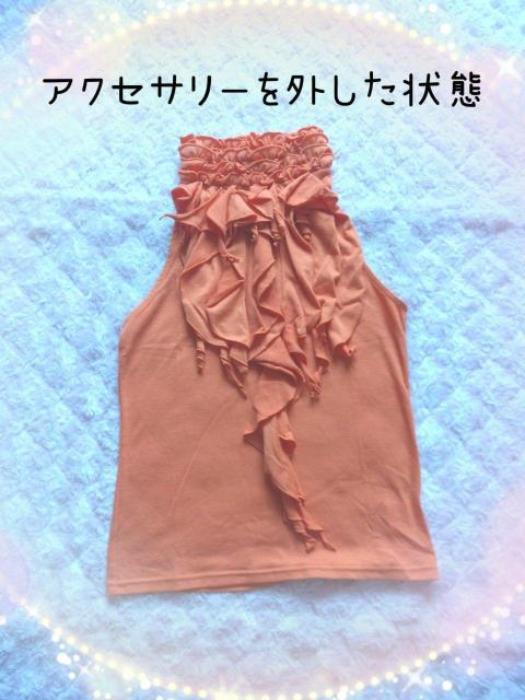 セシル*フリルハイネックノースリトップス アクセ付き < ブランド セシル*フリルハイネックノースリトップス アクセ付き < ブランドの