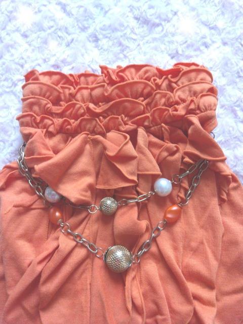 セシル*フリルハイネックノースリトップス アクセ付き < ブランド セシル*フリルハイネックノースリトップス アクセ付き < ブランドの