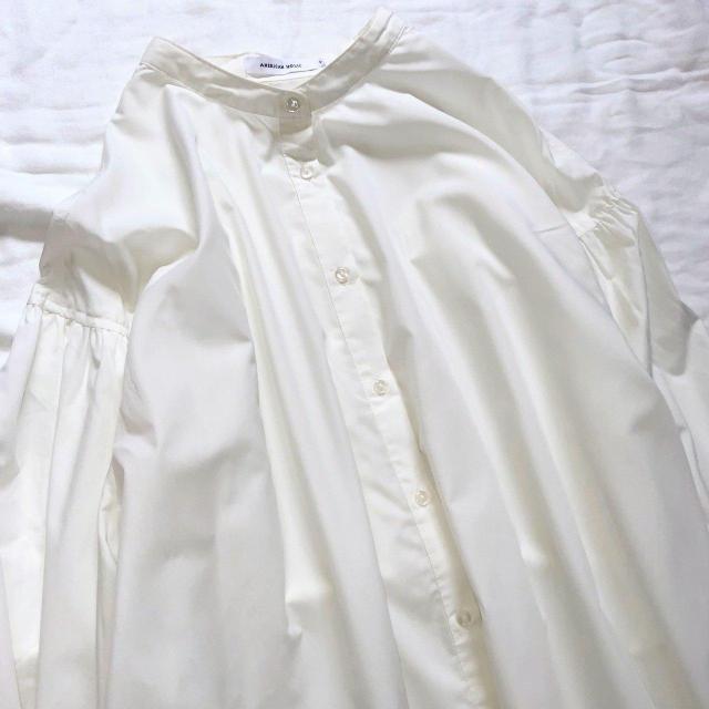 AMERICAN HOLIC☆バンドカラー袖ボリュームブラウス < 女性ファッション  AMERICAN HOLIC☆バンドカラー袖ボリュームブラウス < 女性ファッションの