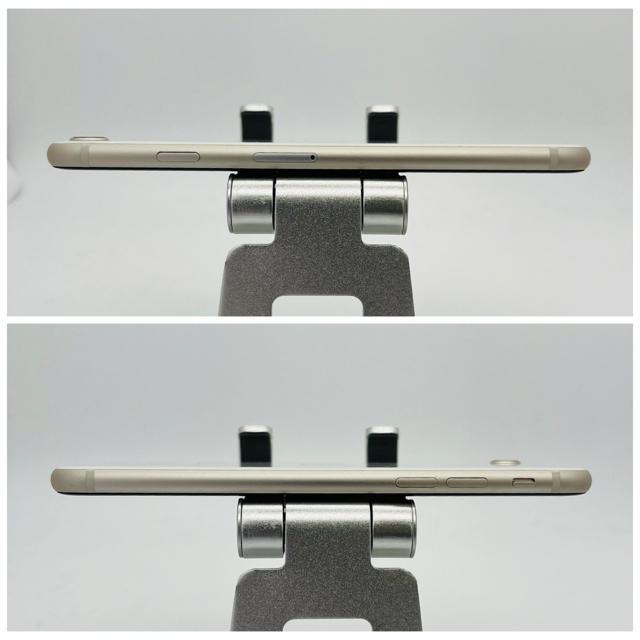 A 100% iPhone SE3 64 GB SIM�t���[ �z���C�g �{�� �� �Ɠd/AV�� 