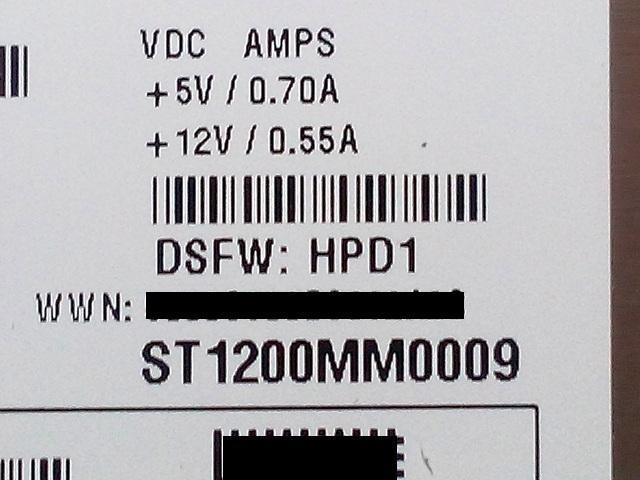 ��HDD SEAGATE�^HPE ST1200MM0009 1.2TB SAS �� PC�{��/���Ӌ@��� 