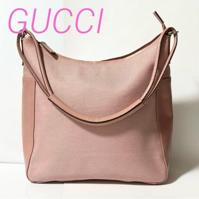 GUCCI �O�b�` �V�����_�[�o�b�O ���|�� �����V�����_�[ �o�b�O 77112 �L�����o�X ���U�[ �s���N �V���o�[����  �� �u�����h�� 