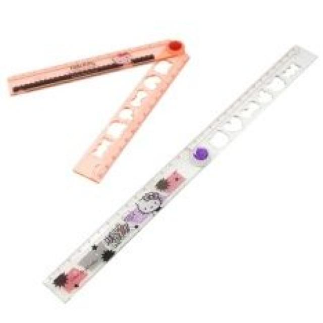 《New》キティちゃん<テンプレート付>★折りたたみ式*30cm定規 < インテリア/ライフ 《New》キティちゃん<テンプレート付>★折りたたみ式*30cm定規 < インテリア/ライフの