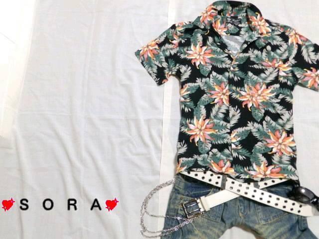 カジュアル.リゾート♪レーヨン素材 ボタニカル.花柄プリントアロハシャツ < 男性ファッション カジュアル.リゾート♪レーヨン素材 ボタニカル.花柄プリントアロハシャツ < 男性ファッションの