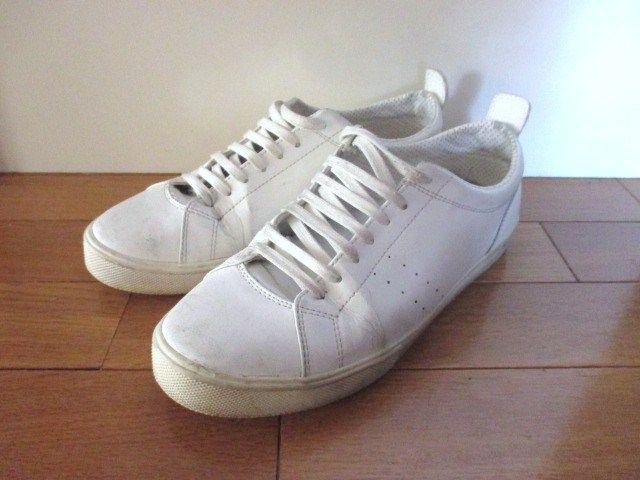□ZARA/ザラ ホワイト スニーカー/メンズ/42/27.5cm < ブランド  □ZARA/ザラ ホワイト スニーカー/メンズ/42/27.5cm  < ブランドの