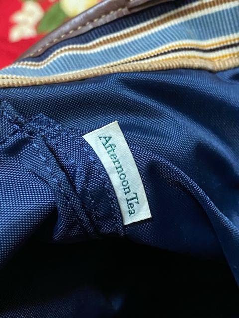 アフタヌーンティー☆ネイビーボーダーbag☆A4サイズ☆ < ブランド  アフタヌーンティー☆ネイビーボーダーbag☆A4サイズ☆ < ブランドの