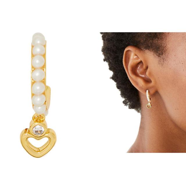 新品ケイトスペードkate spadeハートピアスshining spade < ブランド 新品ケイトスペードkate spadeハートピアスshining spade < ブランドの