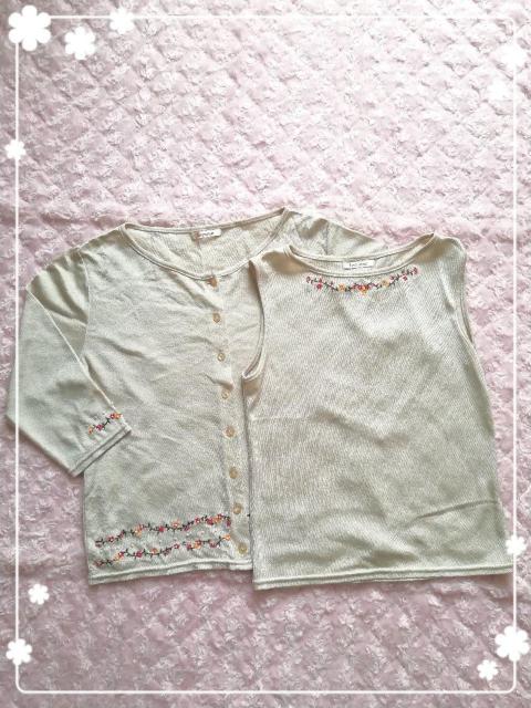 femme*花刺繍アンサンブル < 女性ファッション  femme*花刺繍アンサンブル  < 女性ファッションの