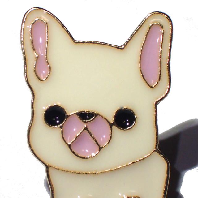 犬 白色 エナメル ピンバッジ ピンズ バッジ ブローチ ピンブローチ ラペルピン < 女性アクセサリー/時計 犬 白色 エナメル ピンバッジ ピンズ バッジ ブローチ ピンブローチ ラペルピン < 女性アクセサリー/時計の